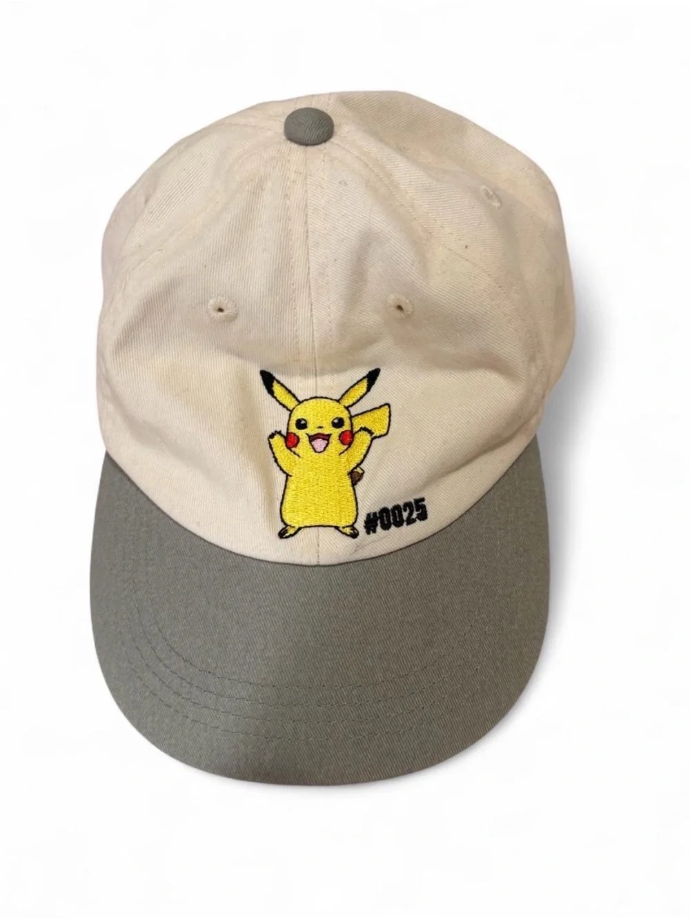 H&M Kids Beige and Olive Pikachu Cap for 6-10 y.o.